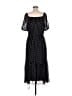 Julia Jordan 100% Polyester Polka Dots Black Casual Dress Size 8 - photo 2