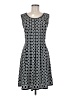 Max Studio Graphic Black Casual Dress Size M - photo 1