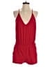 Amanda Uprichard 100% Polyester Solid Red Romper Size S - photo 1