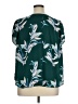 41Hawthorn 100% Polyester Tropical Teal Short Sleeve Blouse Size 1X - photo 2