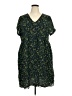 Reistor Green Blue Casual Dress Size 2X - photo 1