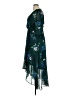Calvin Klein 100% Polyester Floral Green Cocktail Dress Size 14 - photo 5