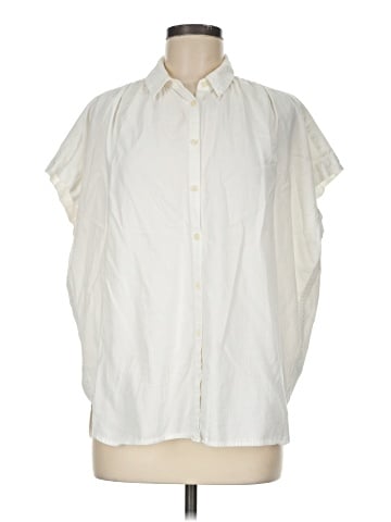 Madewell Central Shirt in Pure White (view 1)