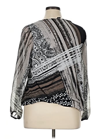 Alfani 3/4 Sleeve Blouse (view 2)