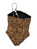 Sofia by Sofia Vergara Animal Print Gold One Piece Swimsuit Size S - photo 2