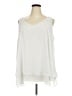 Lane Bryant 100% Polyester Ivory Sleeveless Blouse Size 24 - photo 1