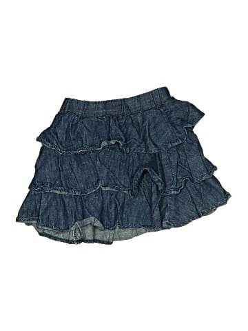 Ruffle Butts Denim Skirt (view 2)