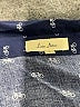 Love Notes 100% Rayon Print Blue 3/4 Sleeve Button-Down Shirt Size L - photo 7