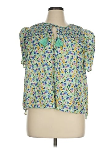 Shoshanna Short Sleeve Blouse (view 1)