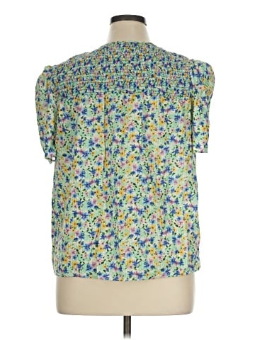 Shoshanna Short Sleeve Blouse (view 2)