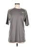 Nike 100% Polyester Gray Active T-Shirt Size M - photo 1