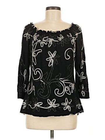 Lauren Michelle 3/4 Sleeve Blouse (view 1)