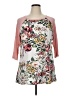 PIPHANY Floral Pink 3/4 Sleeve T-Shirt Size XL - photo 1