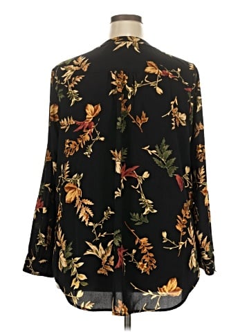Cj Banks Long Sleeve Blouse (view 2)