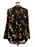 Cj Banks Floral Black Long Sleeve Blouse Size 2X - photo 2