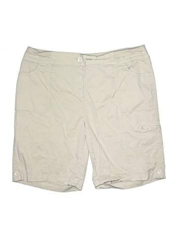 Karen Scott Khaki Shorts (view 1)
