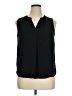 T Tahari 100% Polyester Black Sleeveless Blouse Size XL - photo 1