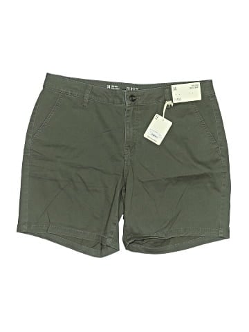 a.n.a. A New Approach Khaki Shorts (view 1)