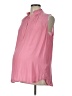 Gap - Maternity 100% Polyester Pink Sleeveless Blouse Size Lg Maternity - photo 1