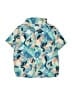 Old Navy Tropical Blue Short Sleeve Button-Down Shirt Size 3T - photo 1