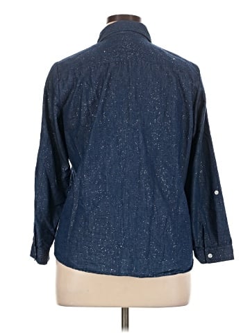 Cathy Daniels 3/4 Sleeve Button-Down Shirt (view 2)