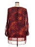 Zac & Rachel 100% Polyester Red Long Sleeve Blouse Size 2X - photo 2