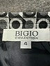 Bigio Collection Graphic Silver Formal Skirt Size 4 - photo 4