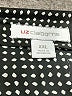 Liz Claiborne 100% Polyester Houndstooth Black Short Sleeve Blouse Size XXL - photo 7