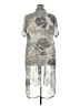 Jessica Taylor 100% Polyester Silver Kimono Size 2X - photo 2