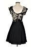 Express Paisley Black Cocktail Dress Size 0 - photo 2