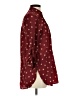Fun2Fun Polka Dots Burgundy 3/4 Sleeve Blouse Size S - photo 4