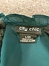City Chic 100% Polyester Teal Sleeveless Blouse Size 20 Plus (L) - photo 7