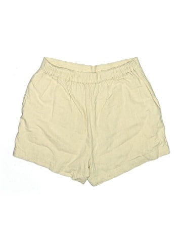 Madewell Clean Pull-On Shorts in Linen-Cotton (view 2)