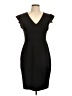 DKNY Solid Black Cocktail Dress Size 10 - photo 1
