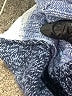 Karen Scott 100% Cotton Color Block Blue Pullover Sweater Size M - photo 8