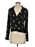 Sunday Best 100% Polyester Floral Black 3/4 Sleeve Blouse Size S - photo 1