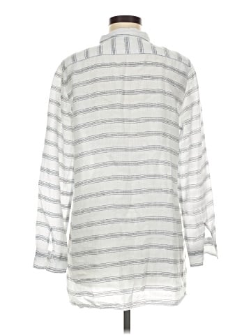 Garnet Hill 3/4 Sleeve Button-Down Shirt (view 2)