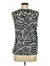 Ann Taylor LOFT 100% Polyester Ivory Sleeveless Blouse Size M - photo 2