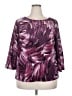 Ruby Rd. Purple 3/4 Sleeve Blouse Size 2X - photo 1