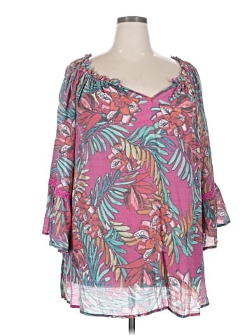 Spense 3/4 Sleeve Blouse (view 2)