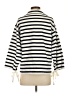 J.Crew 100% Cotton Stripes Ivory 3/4 Sleeve Button-Down Shirt Size S - photo 2