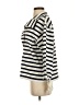 J.Crew 100% Cotton Stripes Ivory 3/4 Sleeve Button-Down Shirt Size S - photo 5