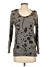 Stateside Animal Print Gray Pullover Sweater Size XS - photo 1