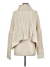 Pol 100% Polyester Ivory Turtleneck Sweater Size M - photo 1