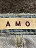 AMO Hearts Blue Jeans Size 28 waist - photo 7