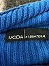 Moda International 100% Cotton Blue Turtleneck Sweater Size S - photo 7