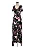 Popular Basics Floral Black Casual Dress Size M - photo 1
