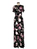 Popular Basics Floral Black Casual Dress Size M - photo 2