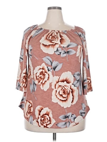 Paisley Grace 3/4 Sleeve Blouse (view 1)