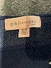 Philosophy Republic Clothing Paisley Black Blue Pullover Sweater Size XS - photo 7
